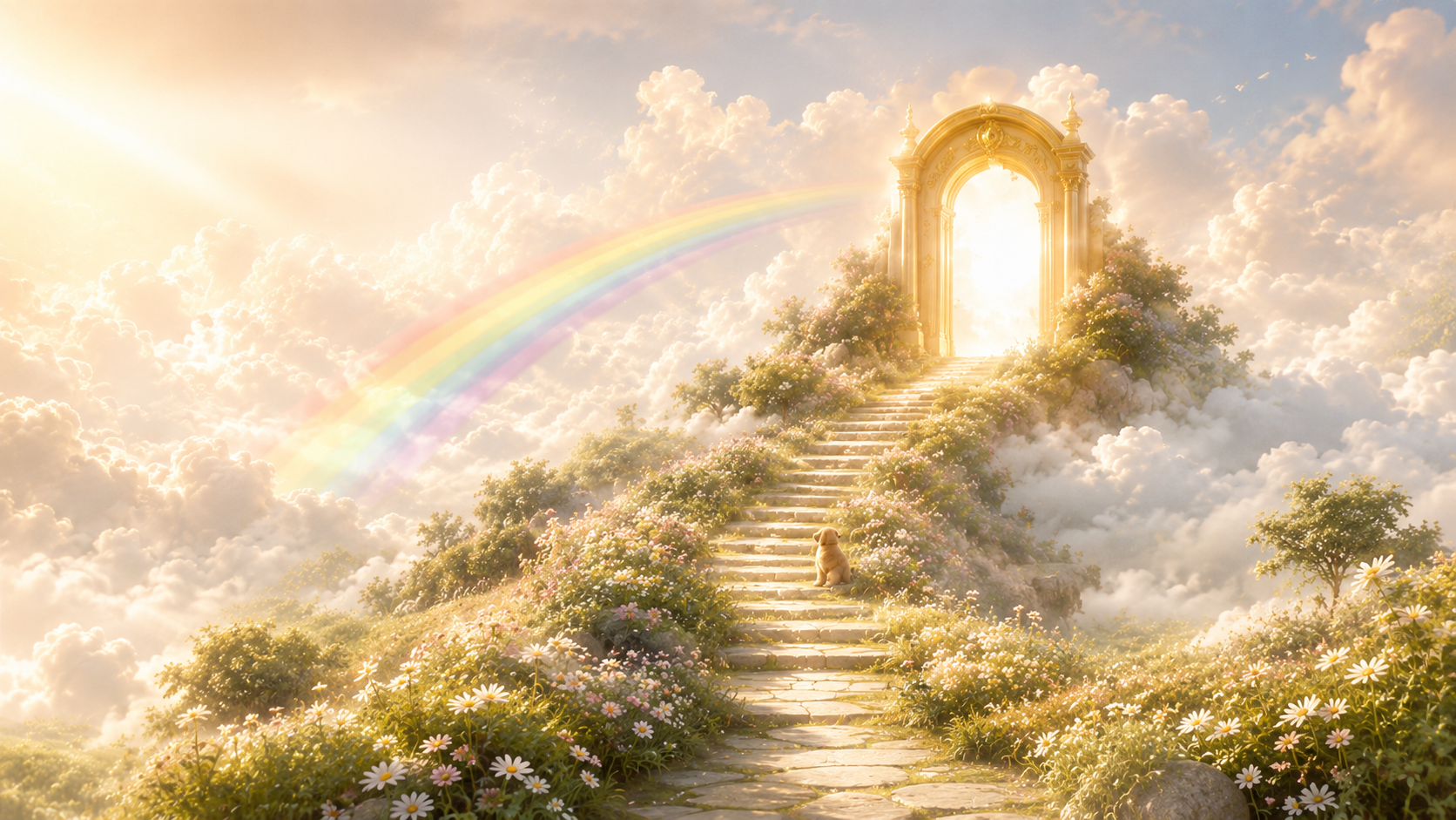 Vor dem goldenen Portal